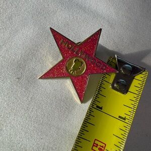 Hollywood Star Pink Brooch